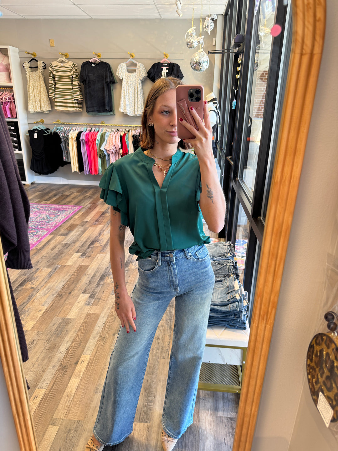 Valerie V Neck Blouse