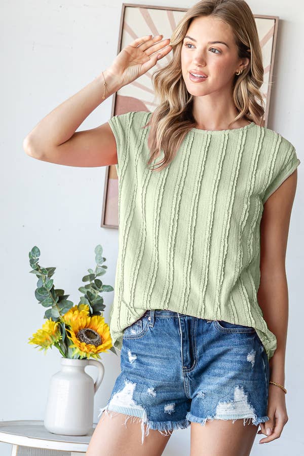 Faye Textured Top
