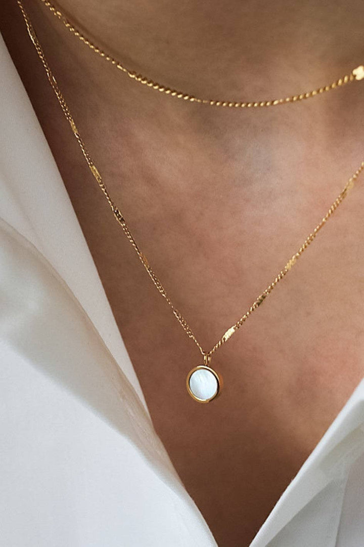 18K Gold Plated Pendent Chain Necklace