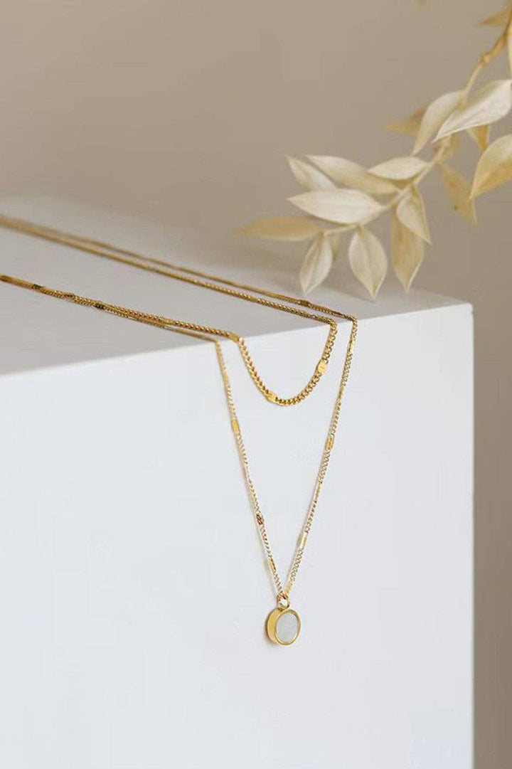 18K Gold Plated Pendent Chain Necklace