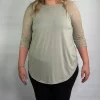 Emerson Top Light Green Color by Zenana | Linen + Lace Boutique | ShopLinenLace.com