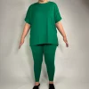 Mila Set by Zenana - Kali Green color | Linen + Lace Boutique | ShopLinenLace.com